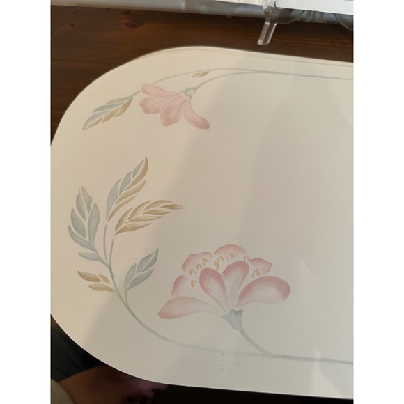 Corelle Coordinates Reversible Plastic Foam Placemats Set of 8 Floral Design - Picture 2 of 6